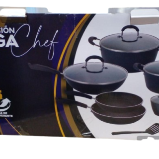 BATERÍA DE COCINA ALUS MARMOLIZADO