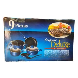 BATERÍA DE COCINA DELUXE DE TEFLON